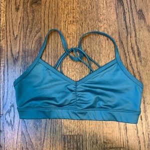 Alo Yoga Bra Blue Sz Medium